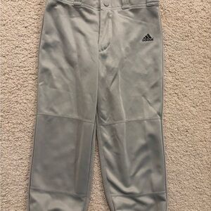 adidas Gray Performance Baseball Pants